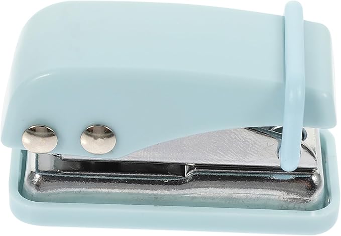 Gatuida Mini Hole Punch for School and Office Portable Small Hole Puncher Adorable Desk Accessory for Students and Teachers Compact Punch Tool for Arts and Crafts