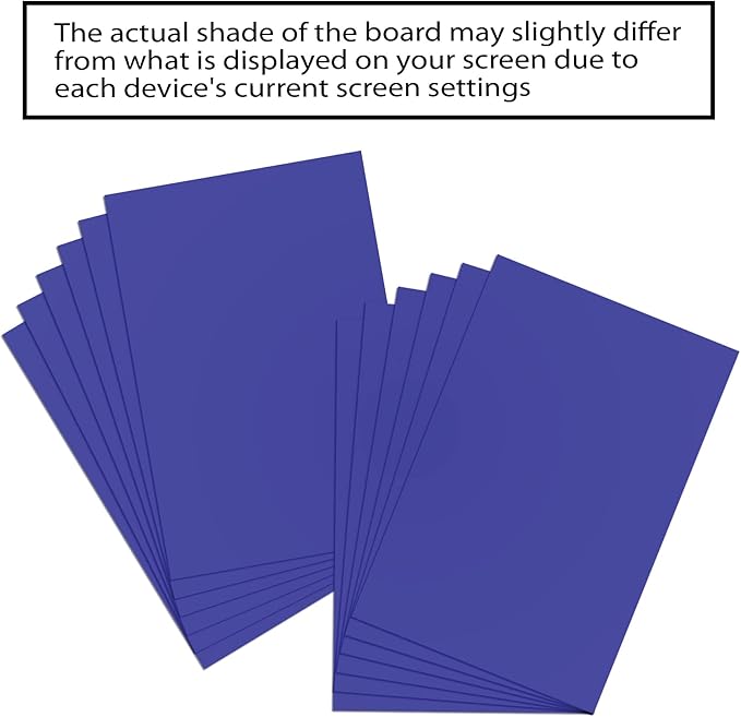 BAZIC Products Poster Board Fluorescent Blue 22" x 28" 25 Sheets
