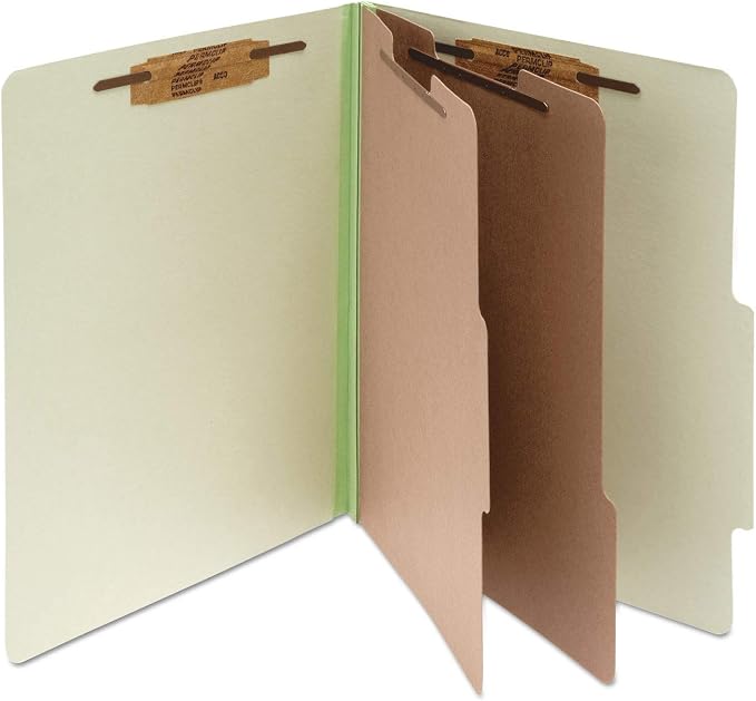 ACC15046 - Acco Pressboard 25-Pt. Classification Folder
