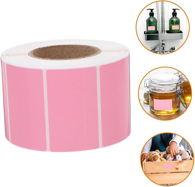 ARTIBETTER 1Roll Thermal Labels Adhesive Stickers for Shipping Organizing Multi Purpose Price Tags for Thermal Printers for Home Office Use