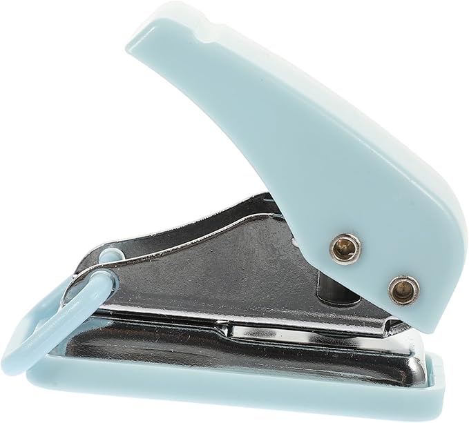Tofficu Portable Stapler with Unique Design Compact Office Supply for Home School Daily Use Lightweight Mini Stapler Blue Adults