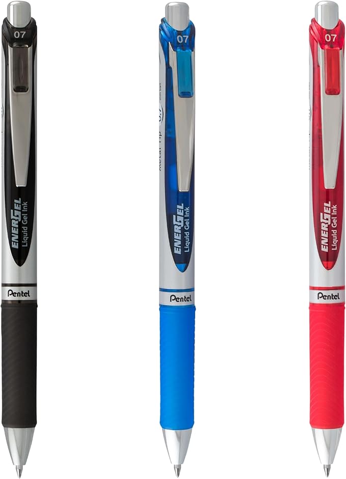 Pentel EnerGel RTX RT Liquid Gel Pen (Pack of 1, 12 Count Total)