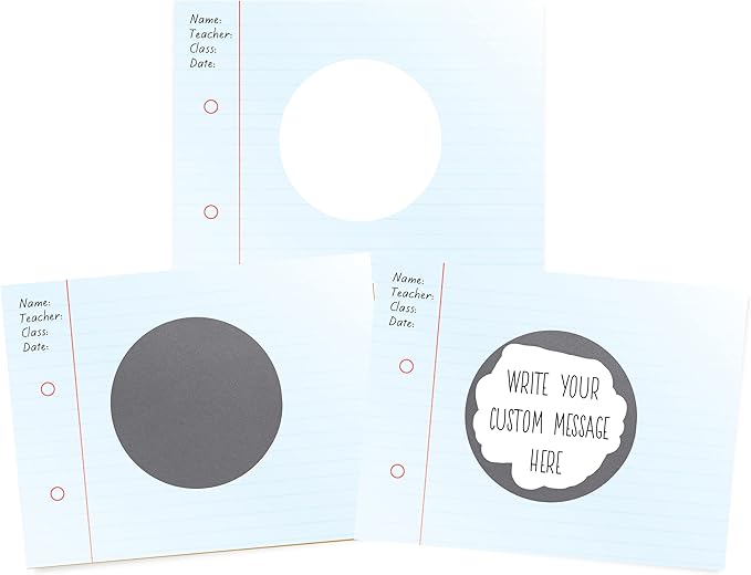 My Scratch Offs - 20 Pack Scratch Off Card Notebook Paper DIY Make Your Own for Rewards, Games, Gifts, Prizes for Academic Educational Environments and Homeschool