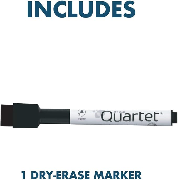 Quartet Magnetic Weekly Planner Dry Erase Board, 11" x 17", Small White Board for Fridge, Home School Supplies or Home Office Decor, Frameless, Includes 1 Dry Erase Marker (63540)