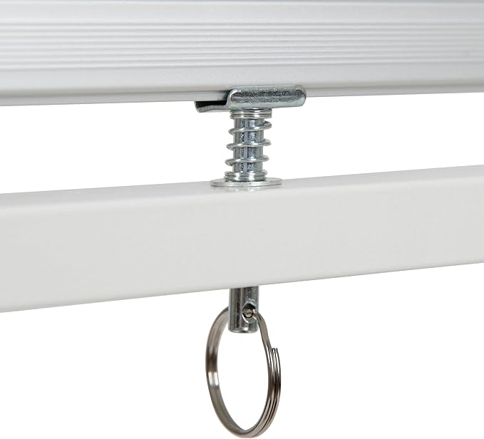 Flash Furniture HERCULES Series 53"W x 62.5"H Double-Sided Mobile White Board with Pen Tray