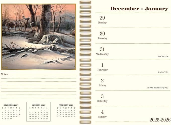 LANG Terry Redlin 2026 Spiral Engagement Planner (26991011107)