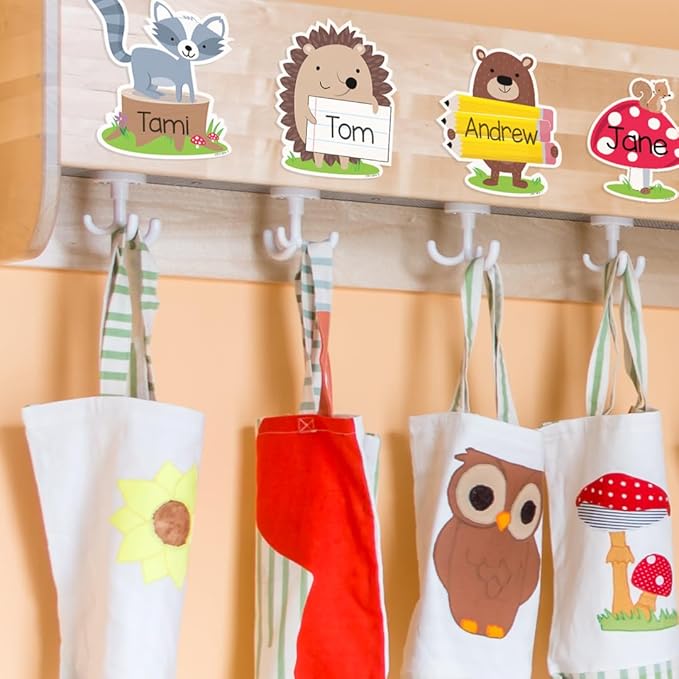 CTP Woodland Friends 6" Designer Cut-Outs, Bulletin Board Décor, Set of 36, 6” Each (Creative Teaching Press 6099)