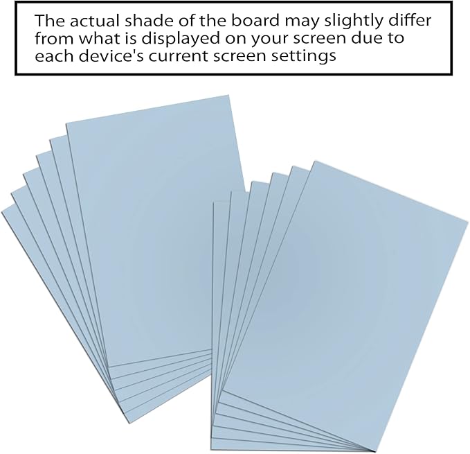 BAZIC Products Poster Board Azure Light Blue 22" x 28" 25 Sheets