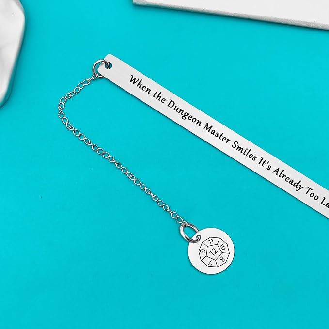 Gift for Dungeon Master When The Dungeon Master Smiles It's Already Too Late Bookmark DND Gift RPG Gamer Gift DND Player Gift Dungeon Master Fans Gift
