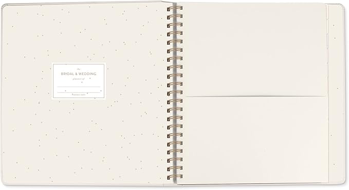 FRINGE STUDIO Garland Wedding Planner, Planner has 152 pages and includes a storage pocket. (157002)