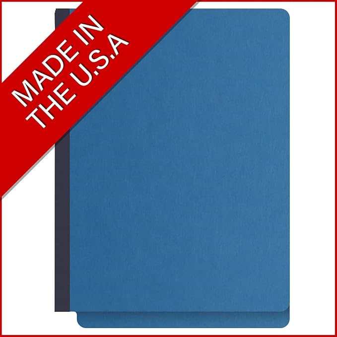 25 Pt. Pressboard Classification Folders, Full Cut End Tab, Letter Size, No Dividers, Royal Blue (Box of 25)