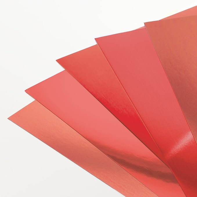 BAZIC Products Poster Board Metallic Red 22" x 28" 25 Sheets