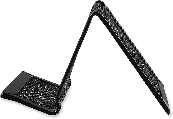 Jinshining Black Business Card Holder, Metal Mesh Business Card Holder, Credit Name Card Case, Office Card Collection Organizers Desk Storage Stand Index Card Filing Products，Desk Accessories