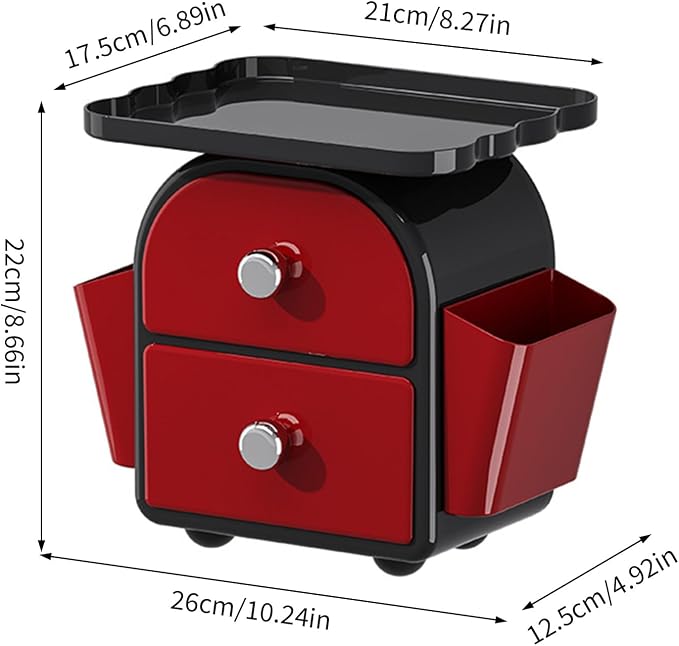 Space Saving Multifunctional Desktop Drawer Storage Box Ideal for Organizing Offices Supplies Makeup Accessories Presentation Storage Box