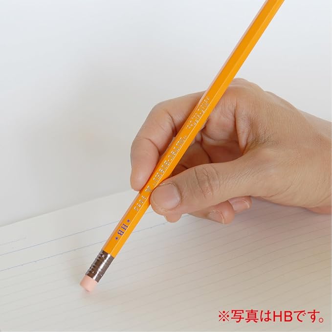 Mitsubishi Pencil 9852 B Pencil with Eraser, 1 Dozen K9852B