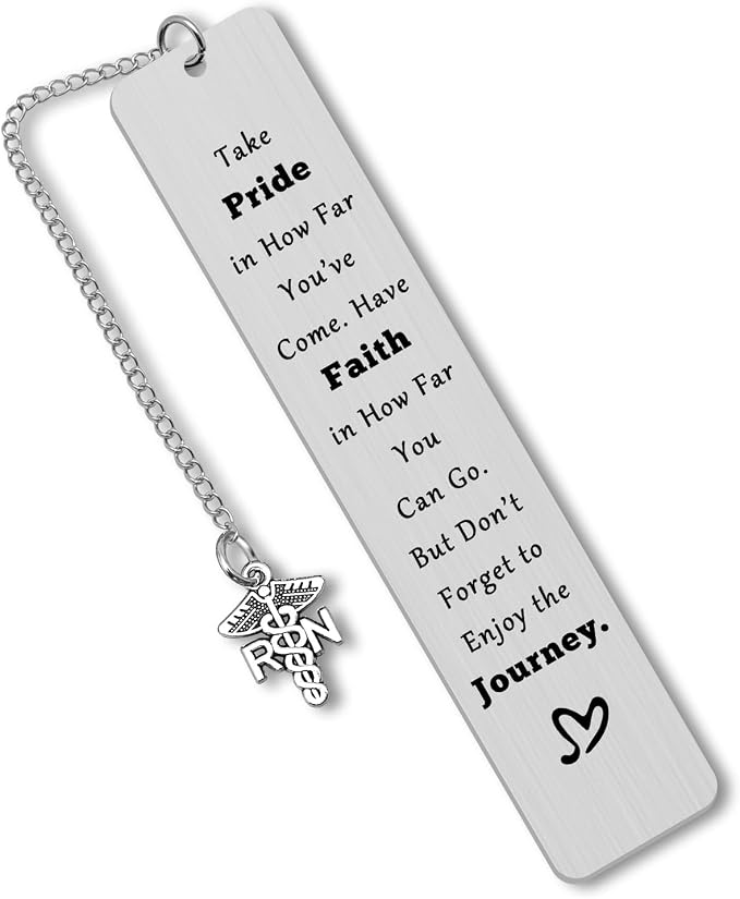 Registered Nurse Gift for Women Men RN Graduation Gifts for Nurses Inspirational Bookmark Registered Nurse Student Gift Encouragement Gifts for Future Nurse Nursing Student Gifts Bookish Gifts