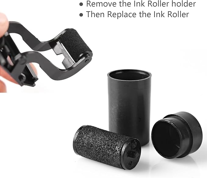 18mm Refill Ink Roll for MX6600 Price Tag Gun, 10pcs Cartridge, 2 Line Price Label Gun Ink Rolls, Price Tag Tool Accessory Set (10pcs Ink Rollers)