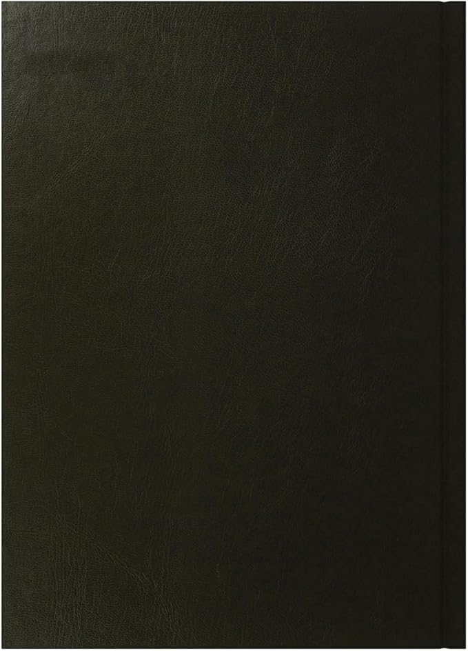 Collins - Essential - 2026 12 Month Calendar Year Planner, Day-To-Page Diary, A4 Hard Cover - Black (ESSA41.99-26)