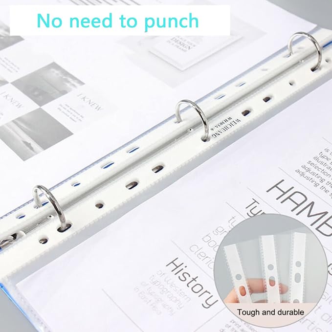 500 Pcs A4 Clear Document Folder, Waterproof Case Transparent Document Bag Paper Holder File Folder, Clear Plastic Folder (500)