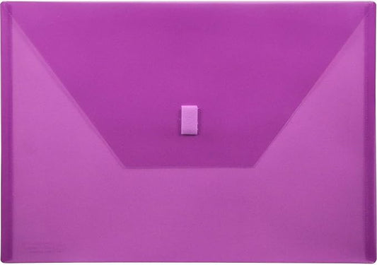 Lion Design-R-Line Poly Envelope, 9-3/8 x 13 Inches, Transparent Purple, 1 Envelope (22080-PR)