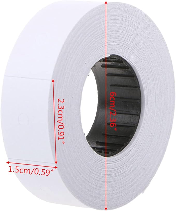 Label 10 Rolls Double Row Products Sale Prices Marking Tapes Set for MX-6600 Labeller Outdoor Use Eraser 10x