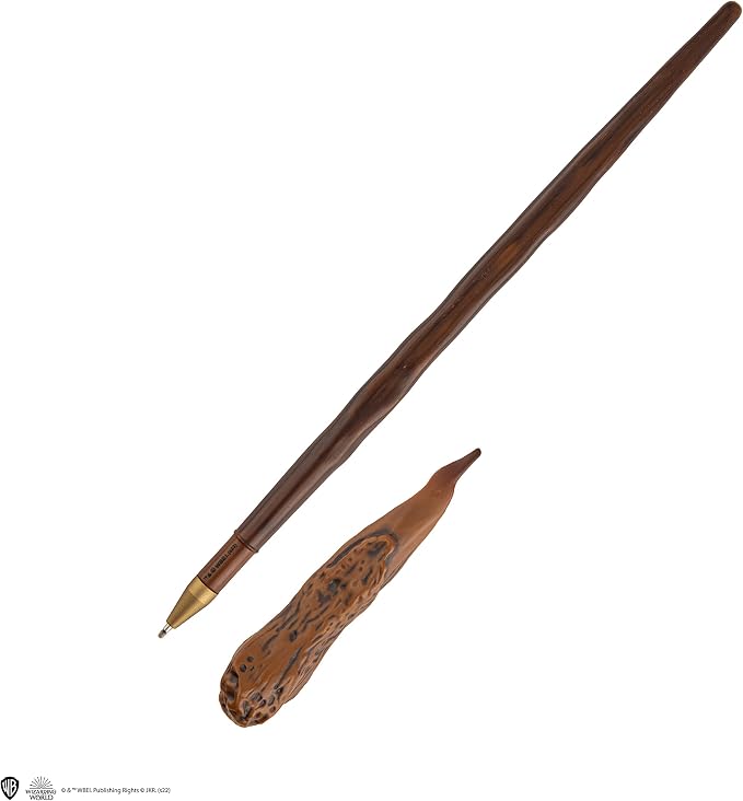 Cinereplicas Harry Potter - Wand Pen with Base and Lenticular Bookmark - Official License (Ron Weasley)