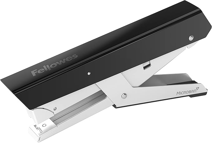 Fellowes LX890 Handheld Plier Stapler, Office and Desktop, 40 Sheet Capacity, Black