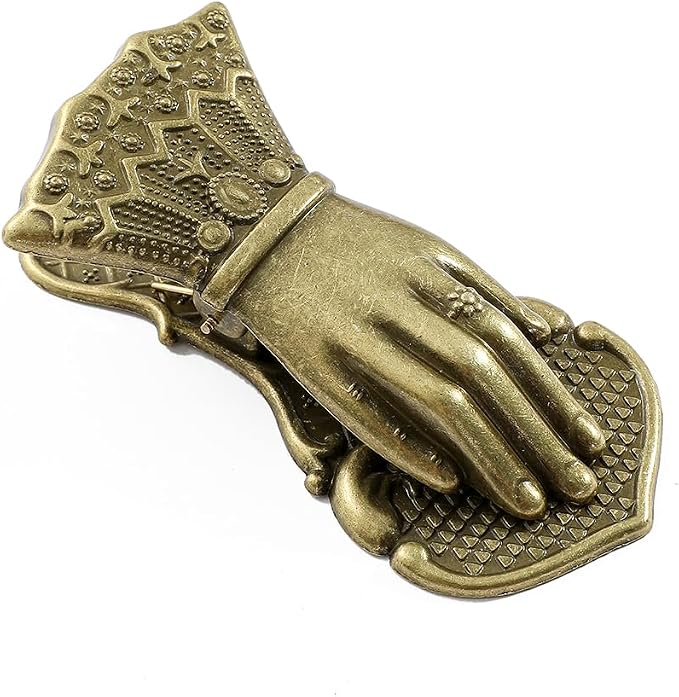 New Style Hand of Wealth Retro Lady Book Mark- Metal Clips Collection The Hand of Noblewoman Signifies Wealth and Good Fortune Gifts for Girl Lover Christmas (B-Ancient Bronze)