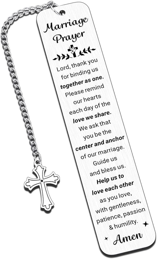 Christian Wedding Gifts for Couple Bride and Groom Religious Wedding Gifts for Newlyweds Bridal Shower Gift for Bride Engagement Gift for Couples Marriage Prayer Anniversary Easter Basket Stuffers