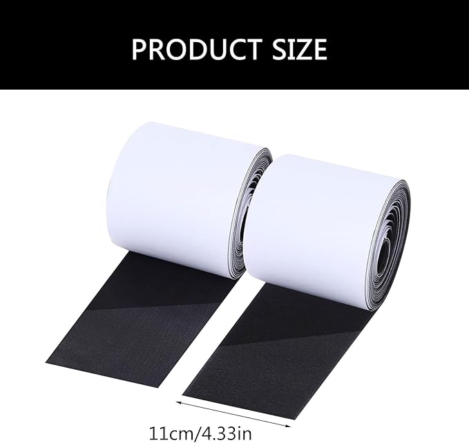 2Rolls 4.4Inchx20ft Sofa Cushion Tape Cushions Slip Tape Grip for Reduce Couch Cushions Sliding Adhesive Strips