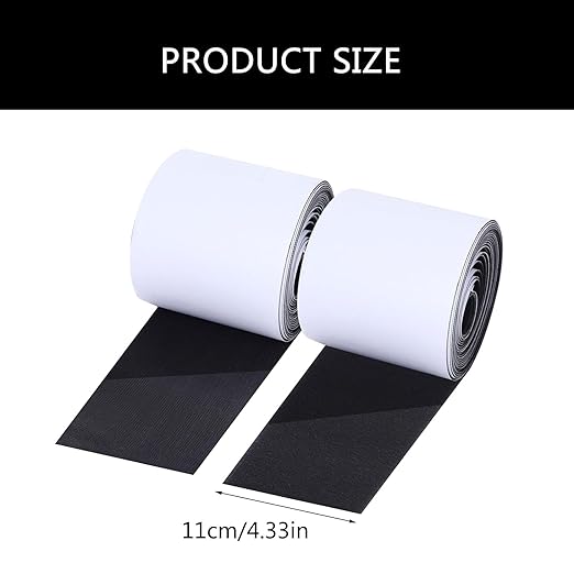2Pcs Sofa Cushion Tape 4.4Inchx20Feet Cushion Grip Pad Heavy Duty Adhesive Strips Sofa Cushions Slip Grip