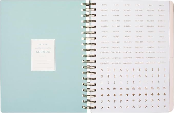 Fringe Studio Spiral Weekly Planner