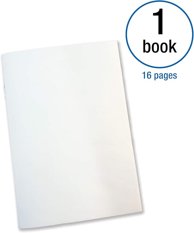 Carson Dellosa | Blank Book for Journaling | High-Gloss Cover, 7-inch x 10-inch, 8pgs