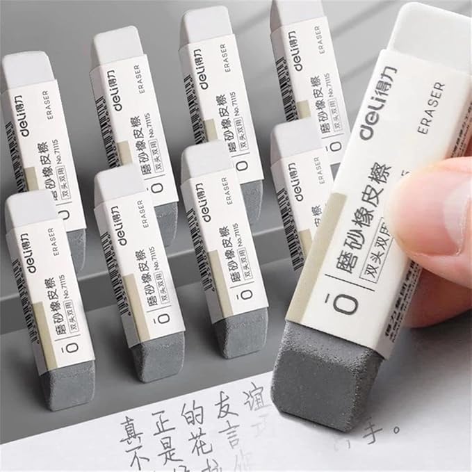 Grey Eraser, Sand Eraser, Frosted Eraser, Ink Pen Eraser, Matte Eraser, Fountain Pen Ballpoint Pen Eraser, Pen-Style Erasers Office Supplies