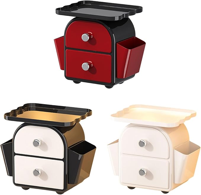 Space Saving Multifunctional Desktop Drawer Storage Box Ideal for Organizing Offices Supplies Makeup Accessories Presentation Storage Box