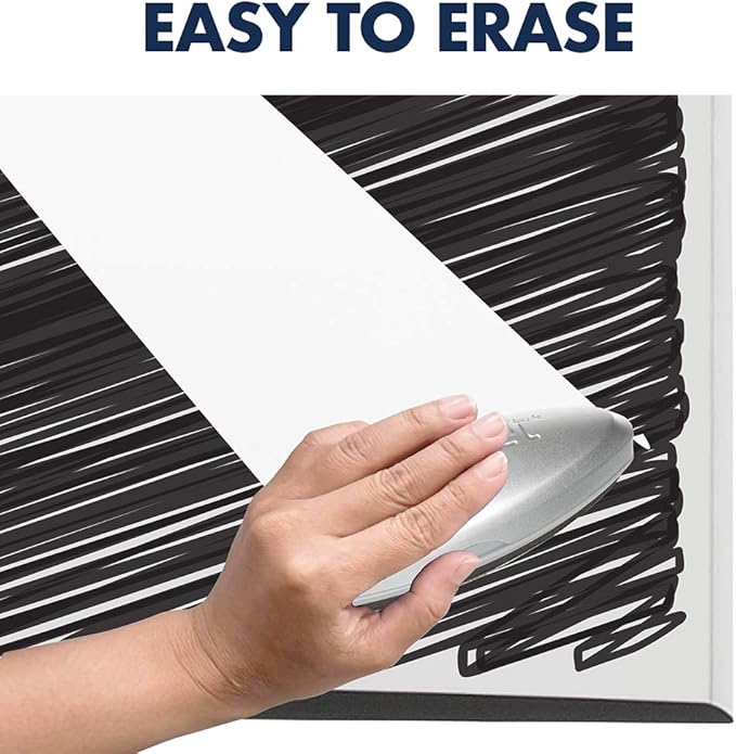 Quartet Easel, Magnetic Whiteboard/Flipchart, 3' x 2', Compass Mobile Presentation, Graphite Frame (ECM32EU)