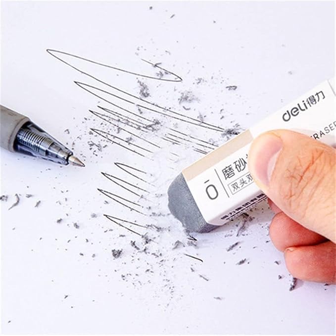 Grey Eraser, Sand Eraser, Frosted Eraser, Ink Pen Eraser, Matte Eraser, Fountain Pen Ballpoint Pen Eraser, Pen-Style Erasers Office Supplies
