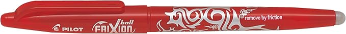 Pilot Frixion Erasable Rollerball 0.7 mm Tip - Black/Red/Blue, Pack of 3