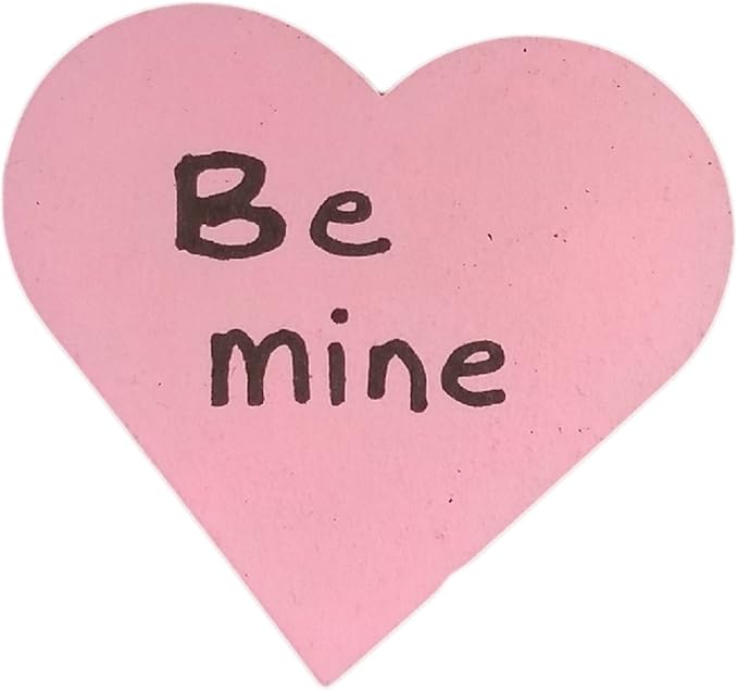 Creative Magnets - Large Single Color Heart- Classroom, Holiday, Kids’ Love and Peace School Craft Projects, Valentine’s Day Craft and Garage Decorations.
