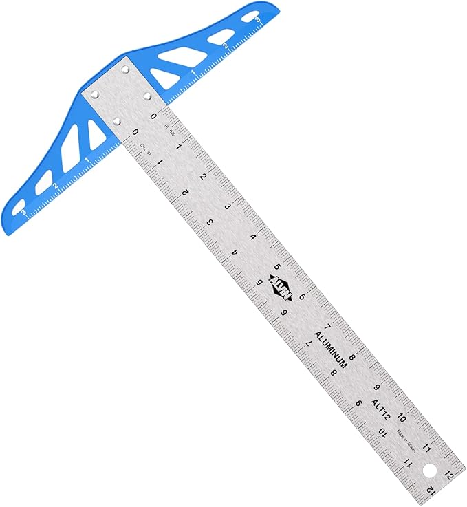 Alvin, Aluminum Graduated T Square, 12 Inches
