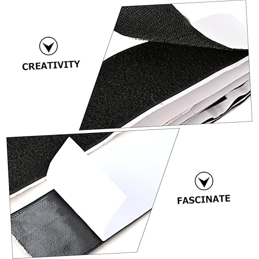 Kisangel Guitar Effects Pedal Mounting Tape Fasteners for Pedal Board Accessories Strong Adhesive Easy to Organize Stage and Reliable