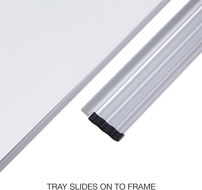 Universal 44618 Dry Erase Board, Melamine, 24 x 18, Aluminum Frame