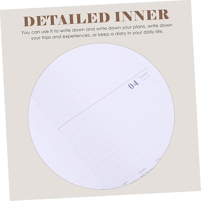DOITOOL 2023 Calendar Notepad Daily Planner Notebook Flexible Cover Portable Schedule Book for Home and Office Use