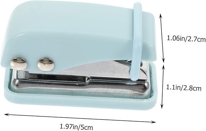 Mini Desktop Stapler Compact Decorative Office Supply for Home and School Use Easy to Carry Students and Professionals
