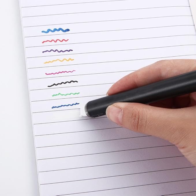 Pen Shape Correction Tape Cute Colorful Corrector Tape White Out Tape Creative Correction Adhesive Tape for School Office Supplies(Pink)