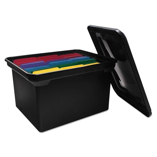 AVT34052 - File Tote Storage Box w/Lid