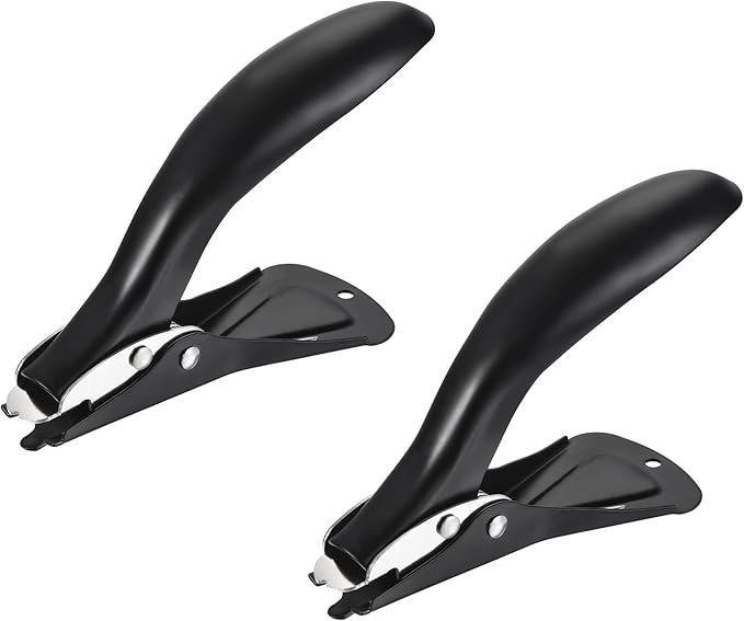 MECCANIXITY Staple Remover Tools, Heavy Staplers Puller for Office Home Business, Black Pack of 2
