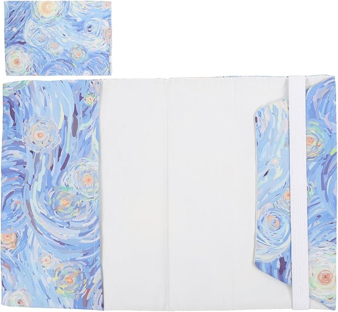Handmade A5 Book Cover Sleeve Protective Cloth Book Protector for Paperback and Hardcover Books Notebook Journal 11X7 Inch Decorative Decor