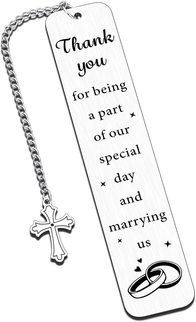Officiant Gifts for Wedding Day Thank You Gifts for Wedding Officiant Proposal Gift for Men Women Master of Ceremonies Bridal Shower Wed Planner Guest Preacher Pastor Minister Appreciation Anniversary