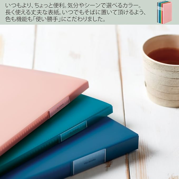 キングジム クリアファイル フェイバリッツ A4 縦 40P 水色 FV166TWミス